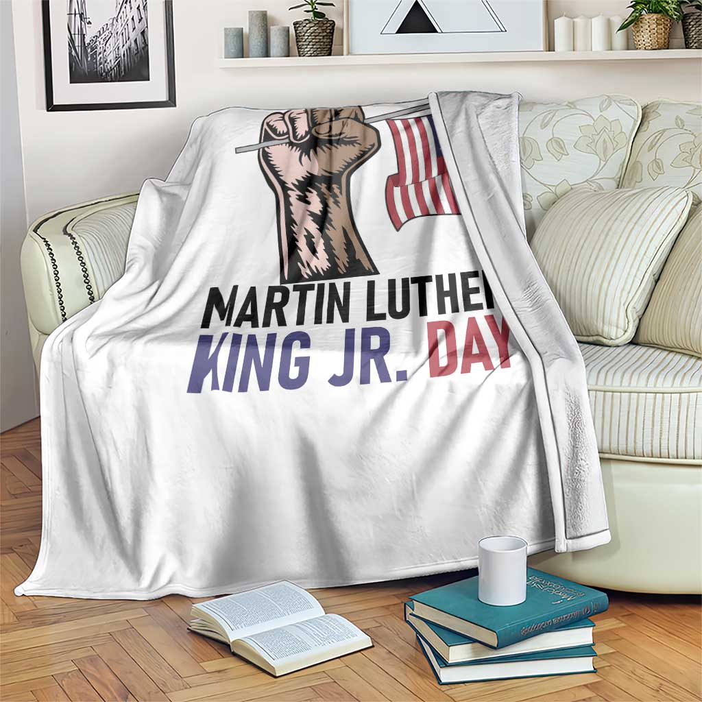 Martin Luther King Jr Throw Blanket Black History Month TS14 Print Your Wear