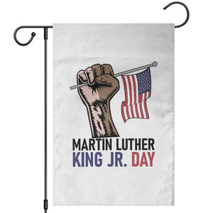 Martin Luther King Jr Garden Flag Black History Month TS14 White Print Your Wear