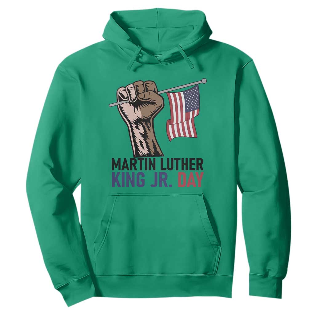 Martin Luther King Jr Hoodie Black History Month TS14 Irish Green Print Your Wear