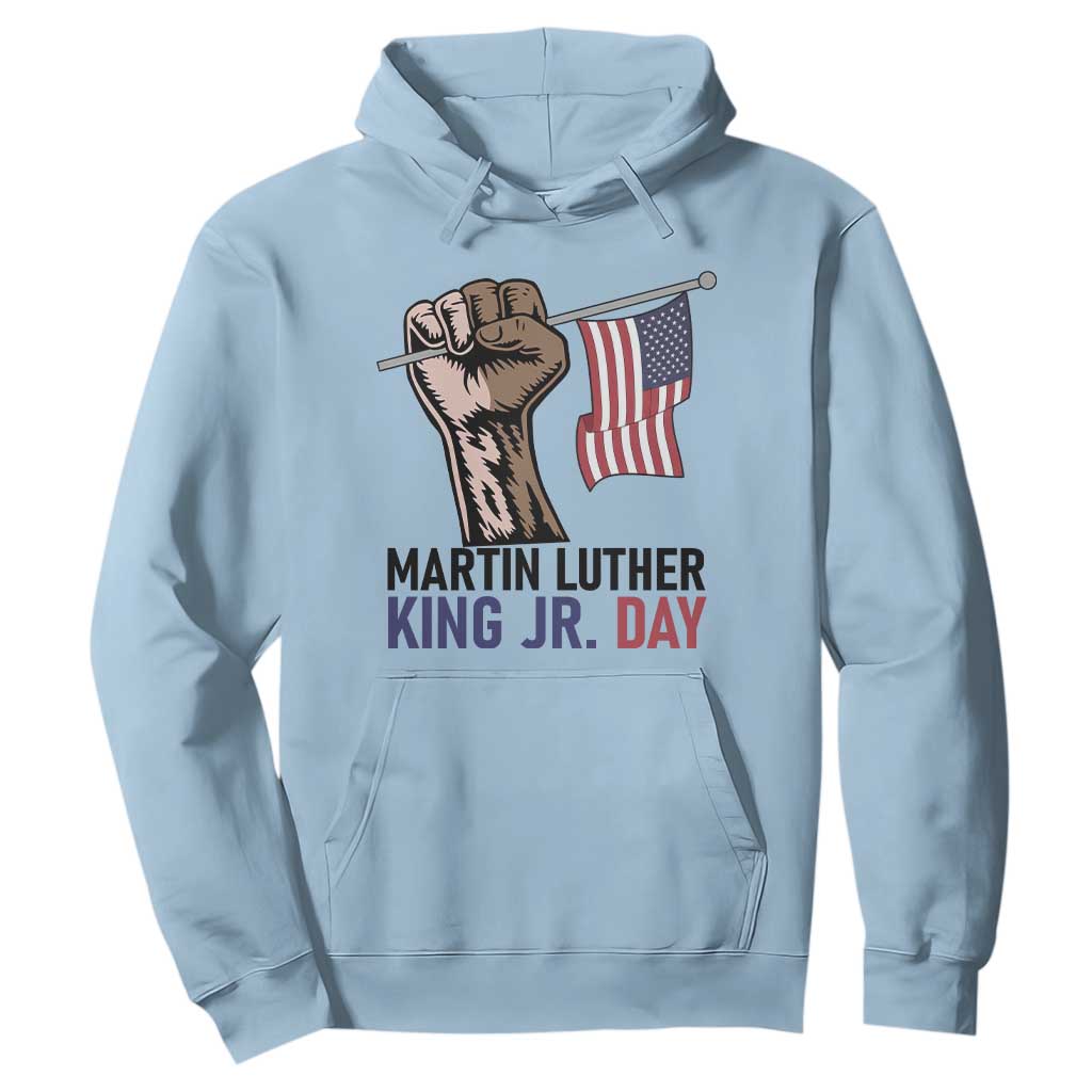 Martin Luther King Jr Hoodie Black History Month TS14 Light Blue Print Your Wear