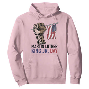 Martin Luther King Jr Hoodie Black History Month TS14 Light Pink Print Your Wear