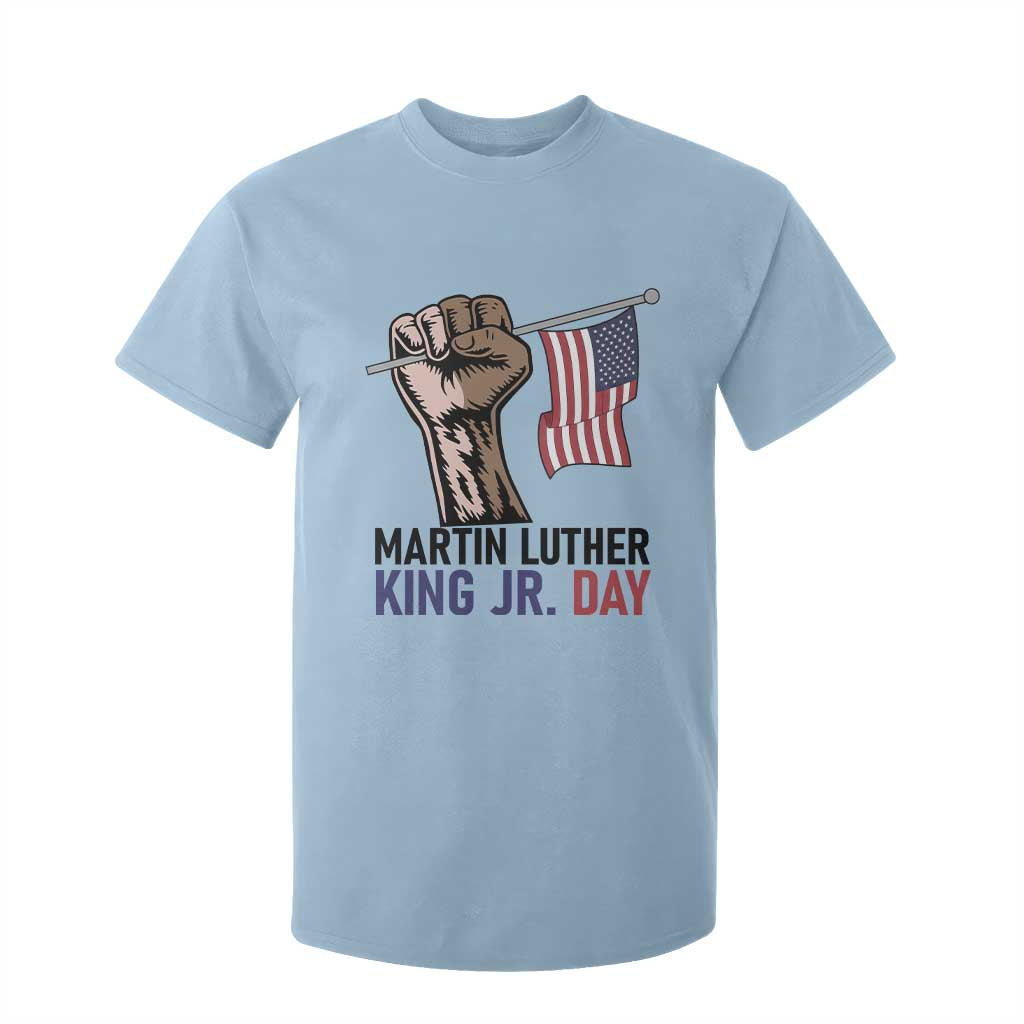 Martin Luther King Jr T Shirt For Kid Black History Month TS14 Light Blue Print Your Wear