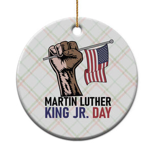 Martin Luther King Jr Ceramic Ornament Black History Month TS14 1pc Christmas Plaid Print Your Wear