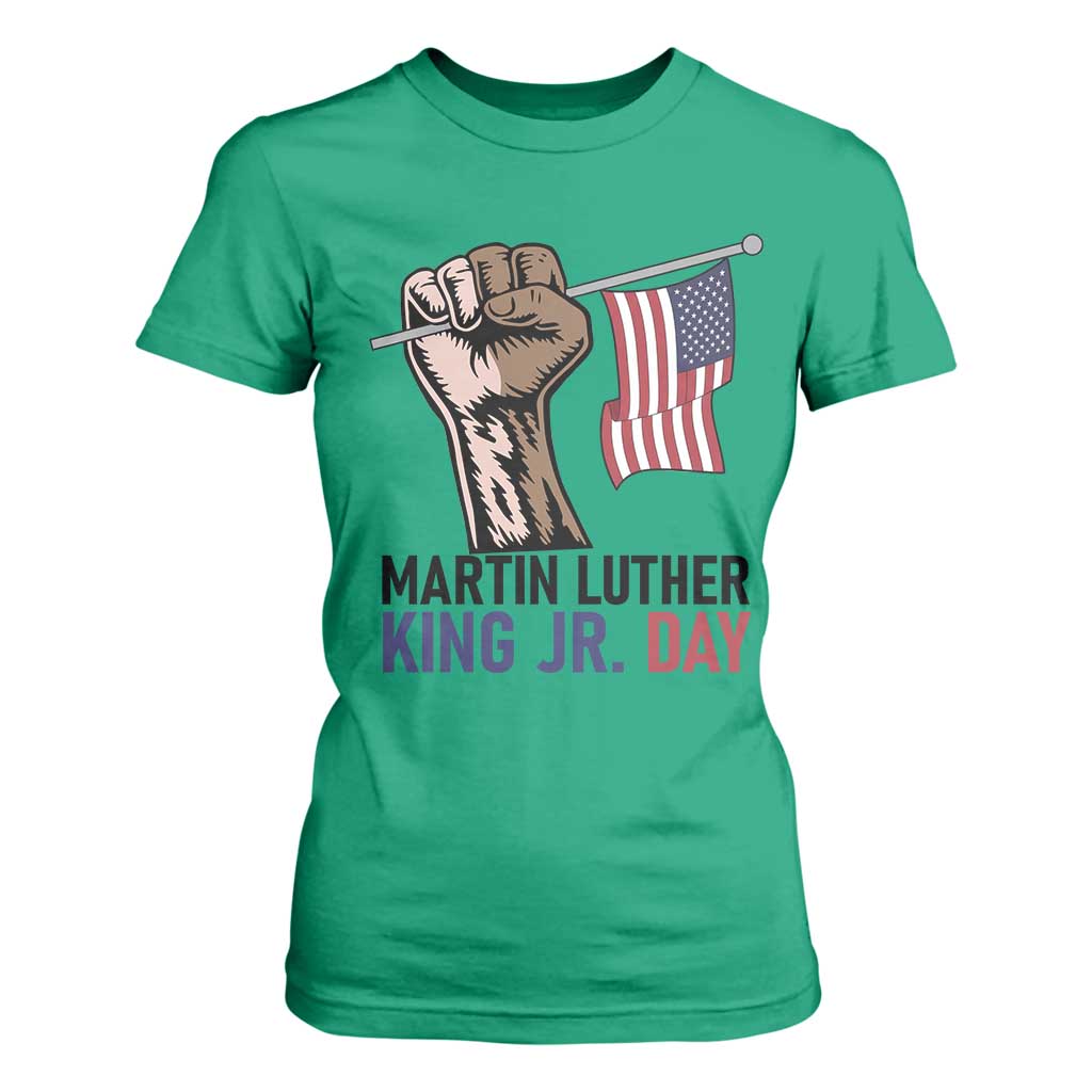 Martin Luther King Jr T Shirt For Women Black History Month TS14 Irish Green Print Your Wear