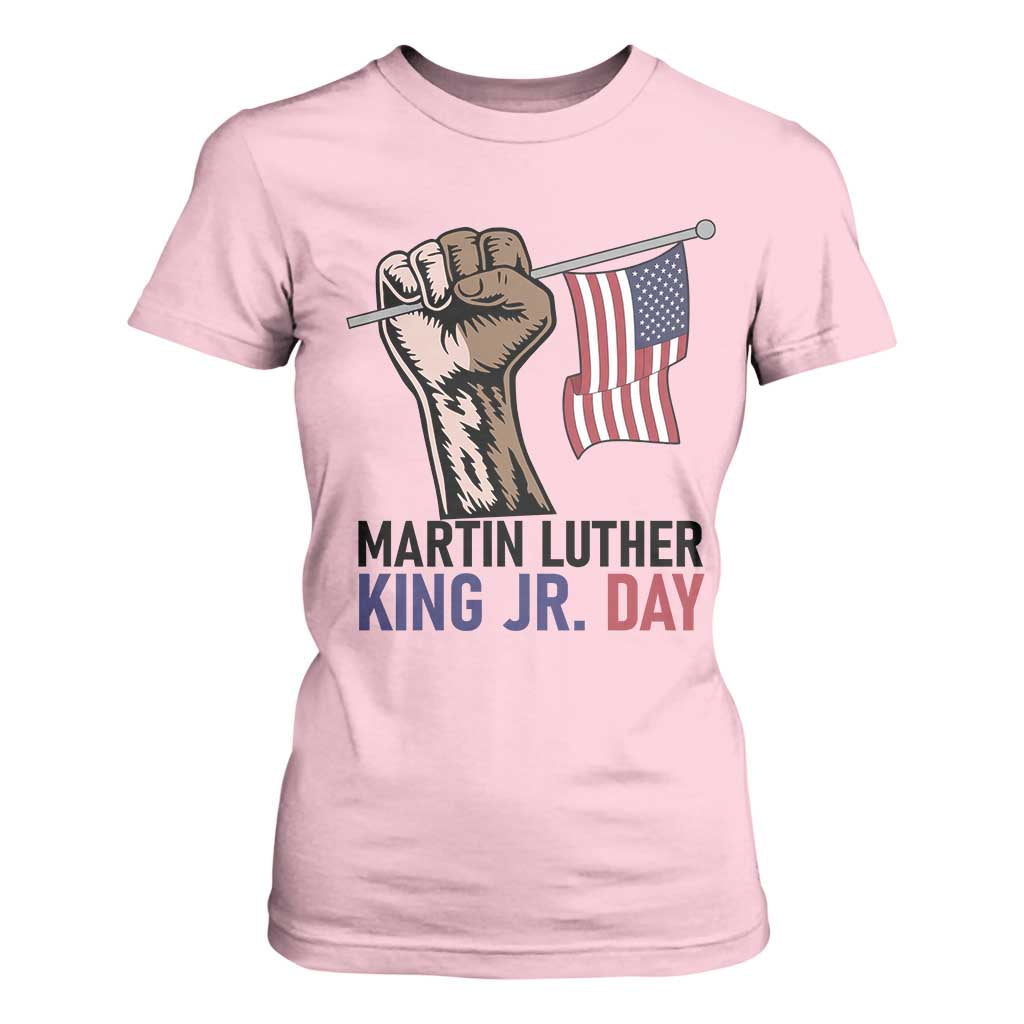 Martin Luther King Jr T Shirt For Women Black History Month TS14 Light Pink Print Your Wear