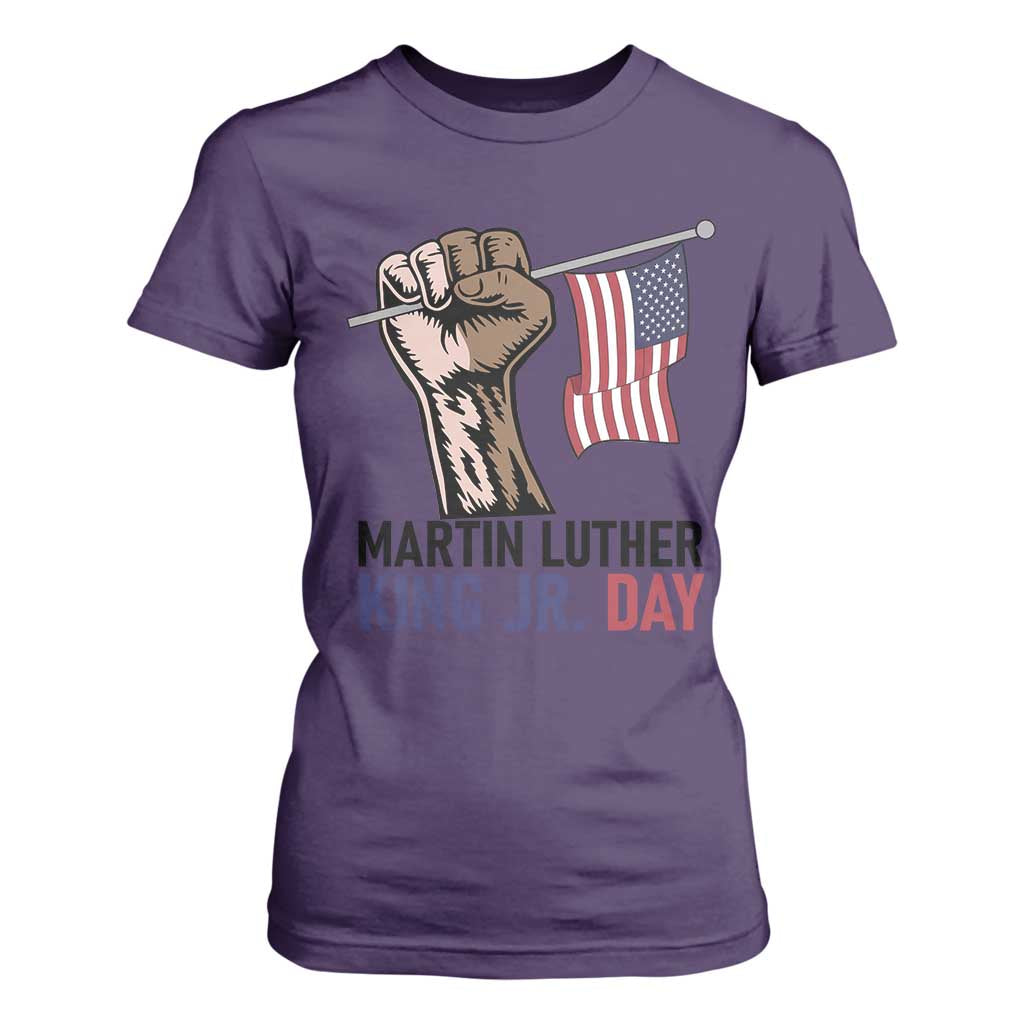 Martin Luther King Jr T Shirt For Women Black History Month TS14 Purple Print Your Wear