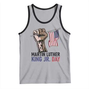 Martin Luther King Jr Tank Top Black History Month TS14 Athletic Heather Black Print Your Wear