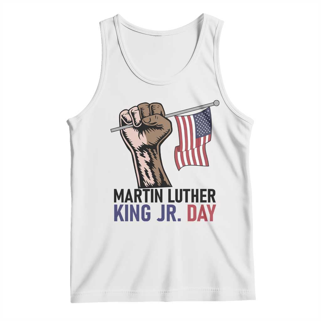 Martin Luther King Jr Tank Top Black History Month TS14 White Print Your Wear