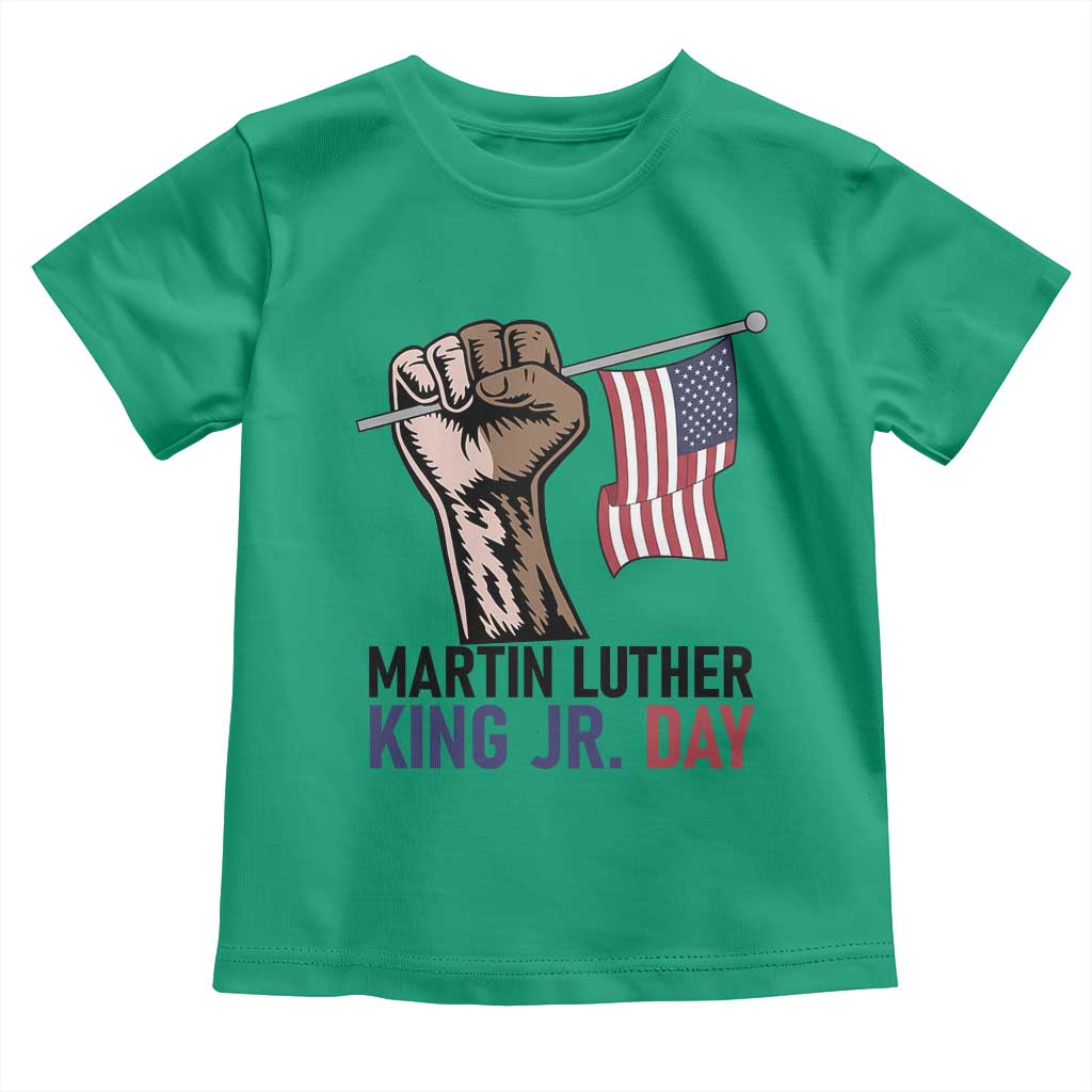 Martin Luther King Jr Toddler T Shirt Black History Month TS14 Irish Green Print Your Wear