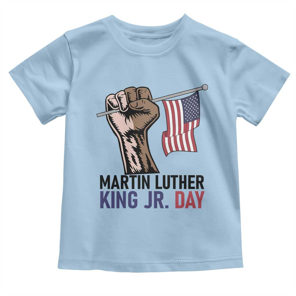 Martin Luther King Jr Toddler T Shirt Black History Month TS14 Light Blue Print Your Wear