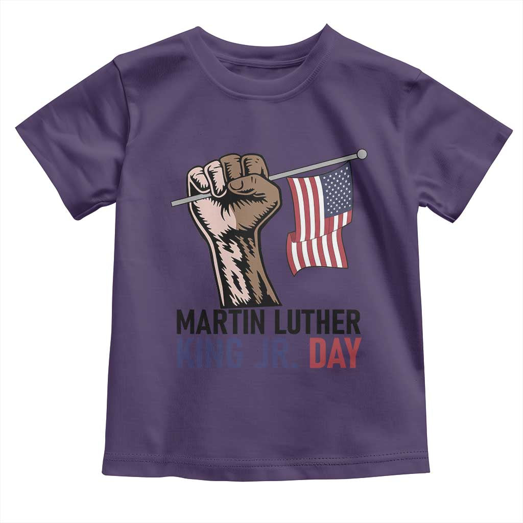 Martin Luther King Jr Toddler T Shirt Black History Month TS14 Purple Print Your Wear