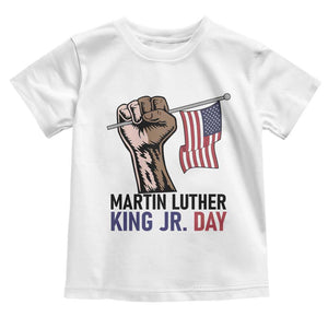 Martin Luther King Jr Toddler T Shirt Black History Month TS14 White Print Your Wear