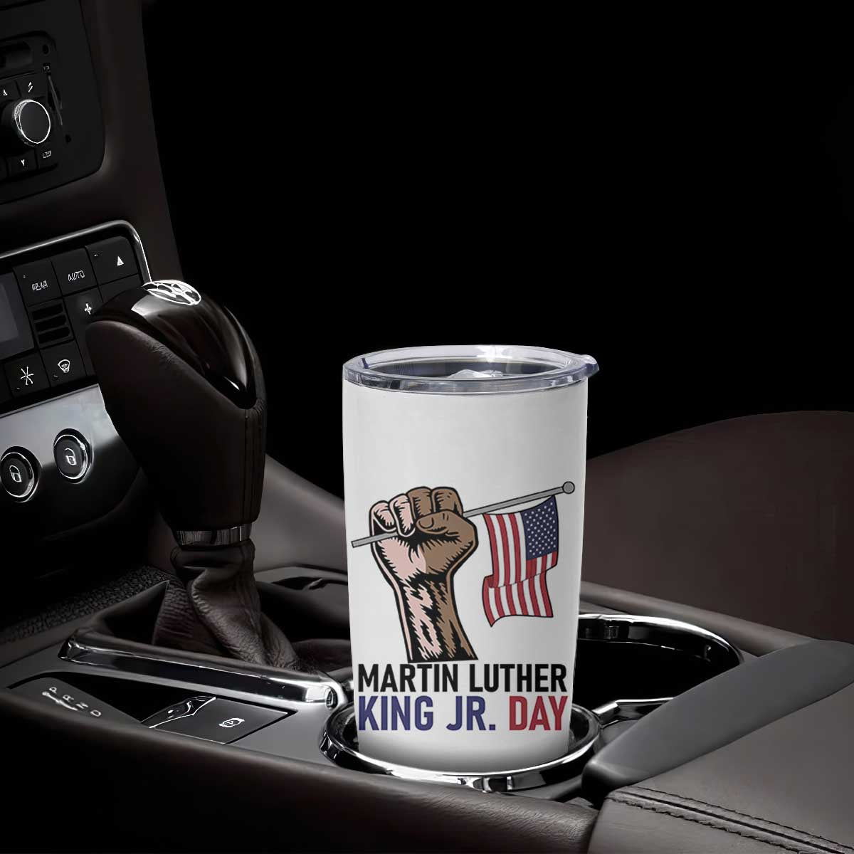 Martin Luther King Jr Tumbler Cup Black History Month TS14 Print Your Wear