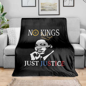 Martin Luther King Jr Throw Blanket No Kings Just Justice TS14 Print Your Wear