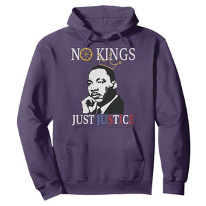 Martin Luther King Jr Hoodie No Kings Just Justice TS14 Purple Print Your Wear