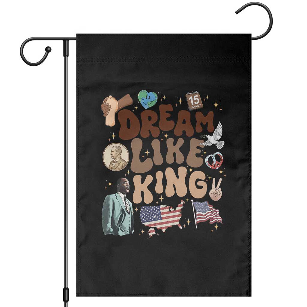 Martin Luther King Jr Garden Flag Black History Melanin African American TS14 Black Print Your Wear