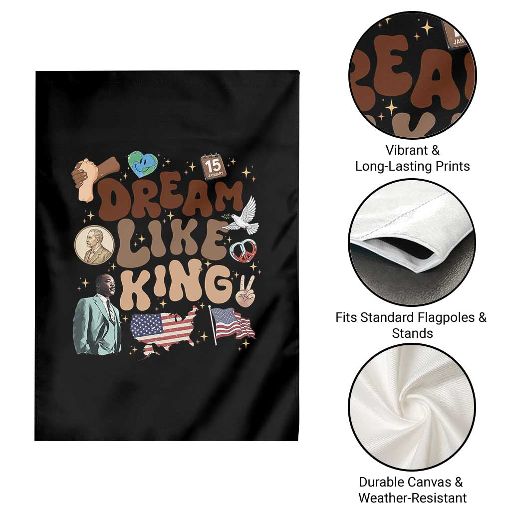 Martin Luther King Jr Garden Flag Black History Melanin African American TS14 Print Your Wear