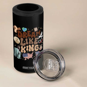 Martin Luther King Jr 4 in 1 Can Cooler Tumbler Black History Melanin African American TS14 Print Your Wear