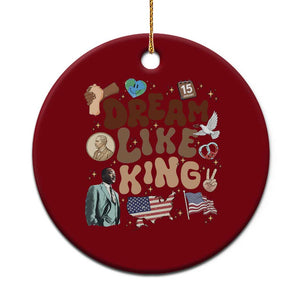 Martin Luther King Jr Ceramic Ornament Black History Melanin African American TS14 1pc Red Print Your Wear