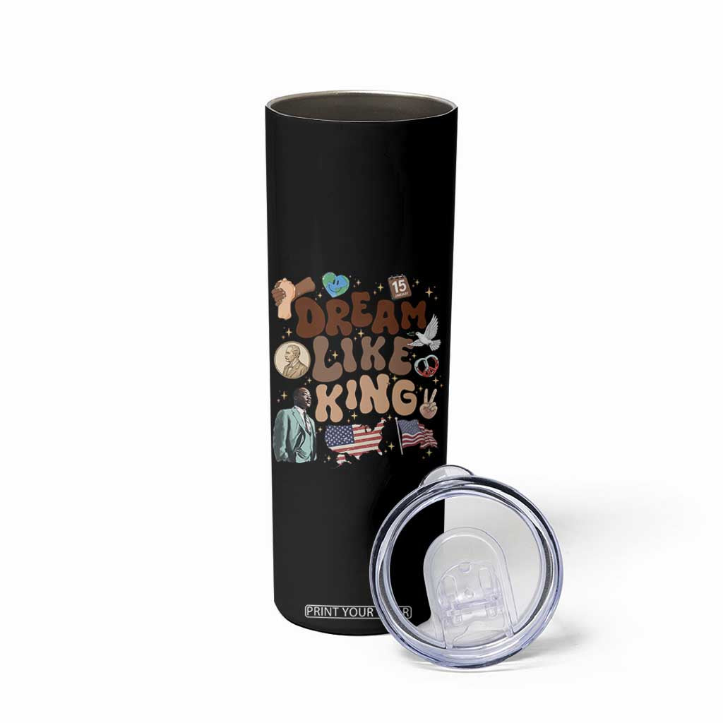 Martin Luther King Jr Skinny Tumbler Black History Melanin African American TS14 Print Your Wear