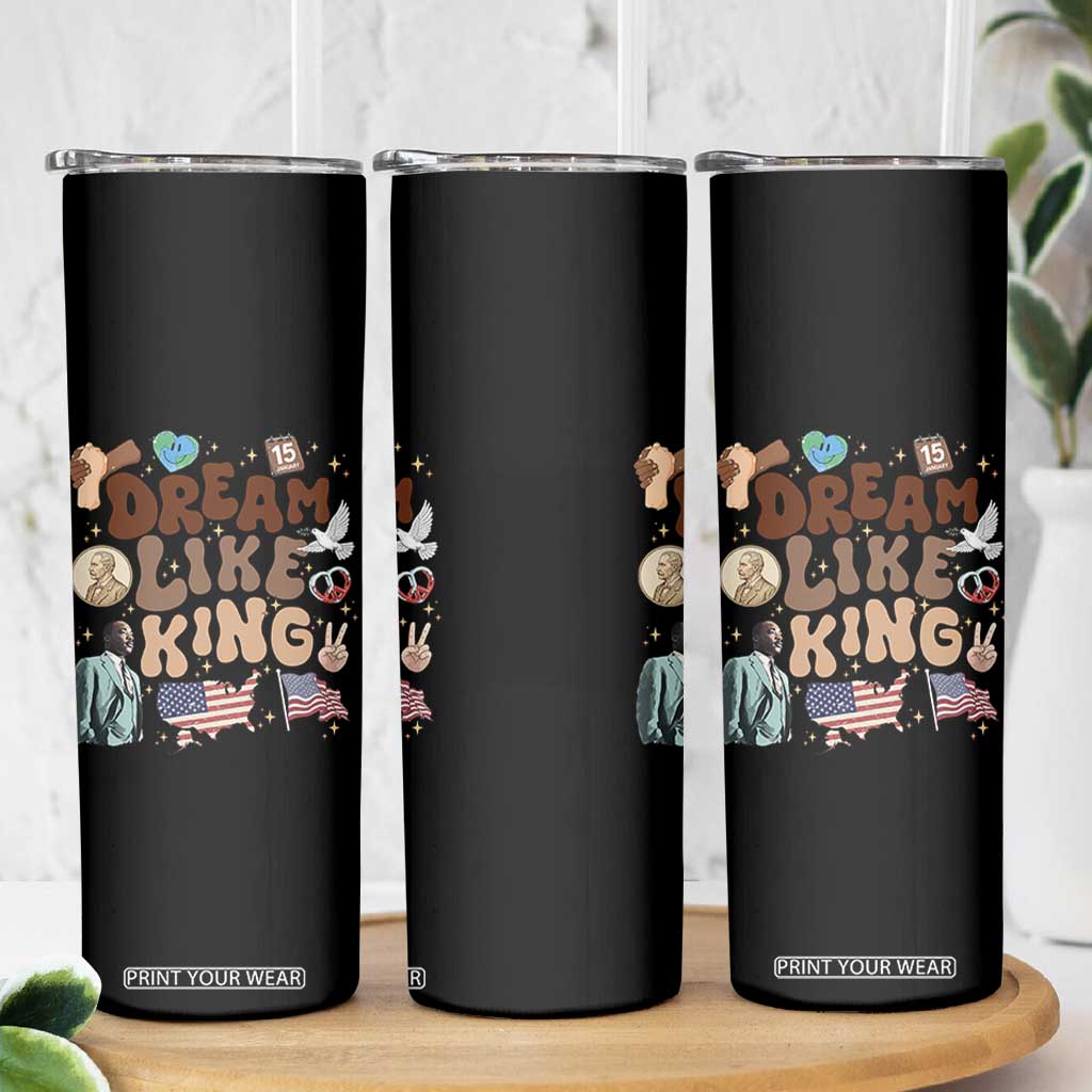 Martin Luther King Jr Skinny Tumbler Black History Melanin African American TS14 Print Your Wear