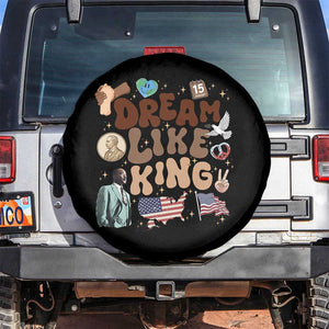 Martin Luther King Jr Spare Tire Cover Black History Melanin African American TS14 No hole Black Print Your Wear