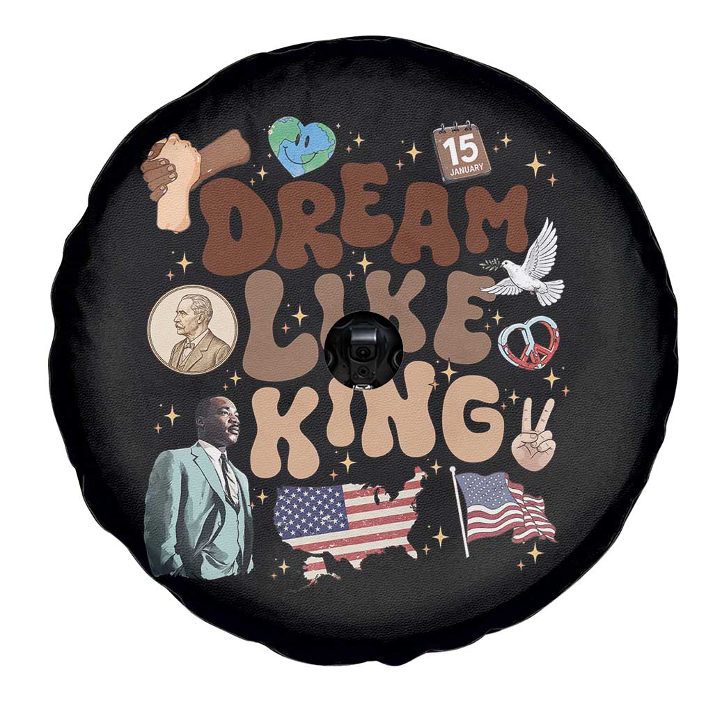 Martin Luther King Jr Spare Tire Cover Black History Melanin African American TS14 Print Your Wear