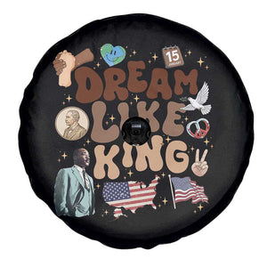 Martin Luther King Jr Spare Tire Cover Black History Melanin African American TS14 Print Your Wear
