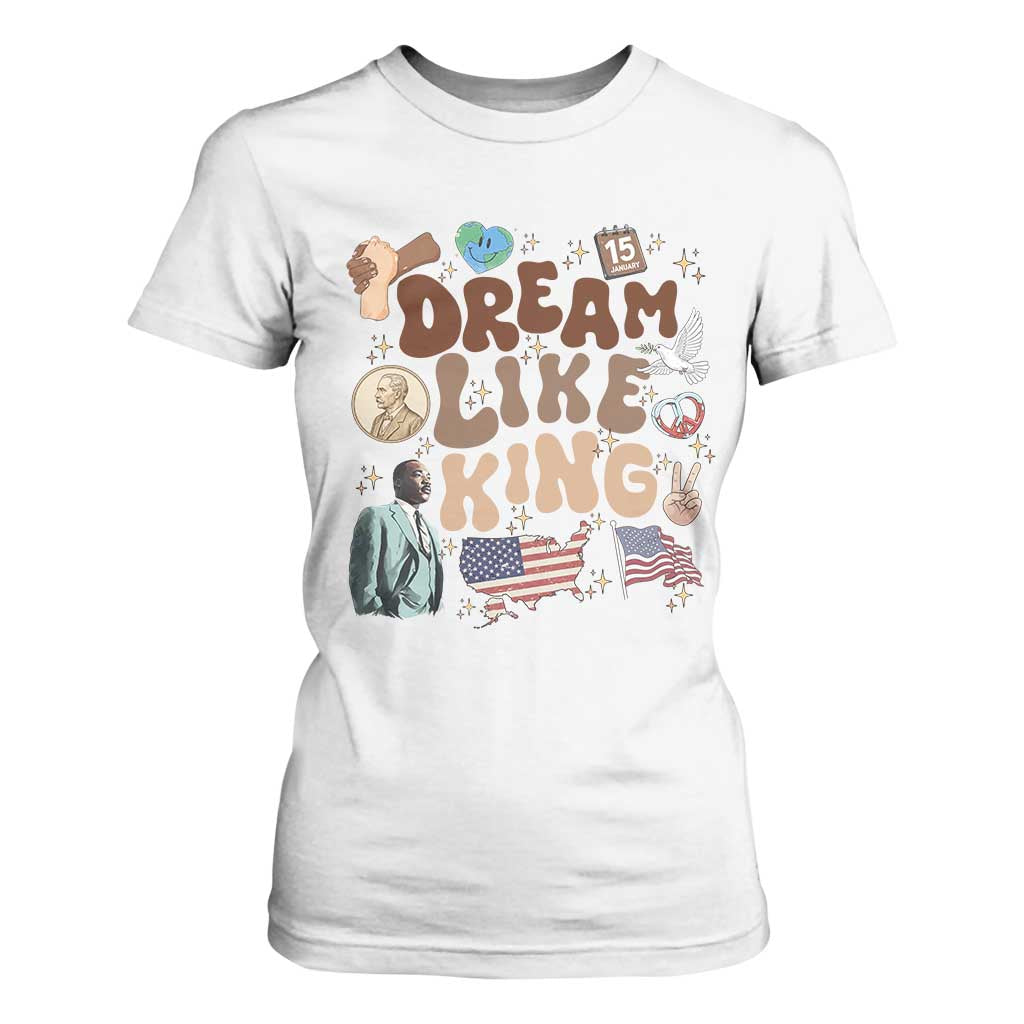 Martin Luther King Jr T Shirt For Women Black History Melanin African American TS14 White Print Your Wear