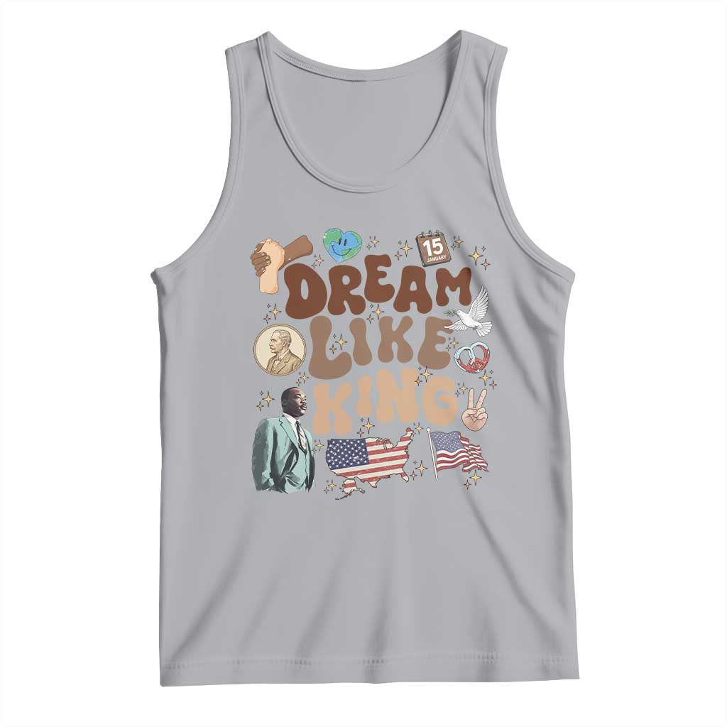 Martin Luther King Jr Tank Top Black History Melanin African American TS14 Athletic Heather Print Your Wear