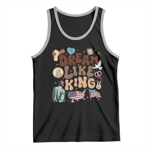 Martin Luther King Jr Tank Top Black History Melanin African American TS14 Black Athletic Heather Print Your Wear