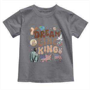 Martin Luther King Jr Toddler T Shirt Black History Melanin African American TS14 Charcoal Print Your Wear