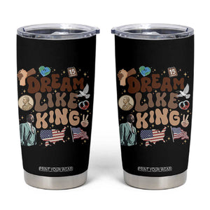 Martin Luther King Jr Tumbler Cup Black History Melanin African American TS14 Black Print Your Wear