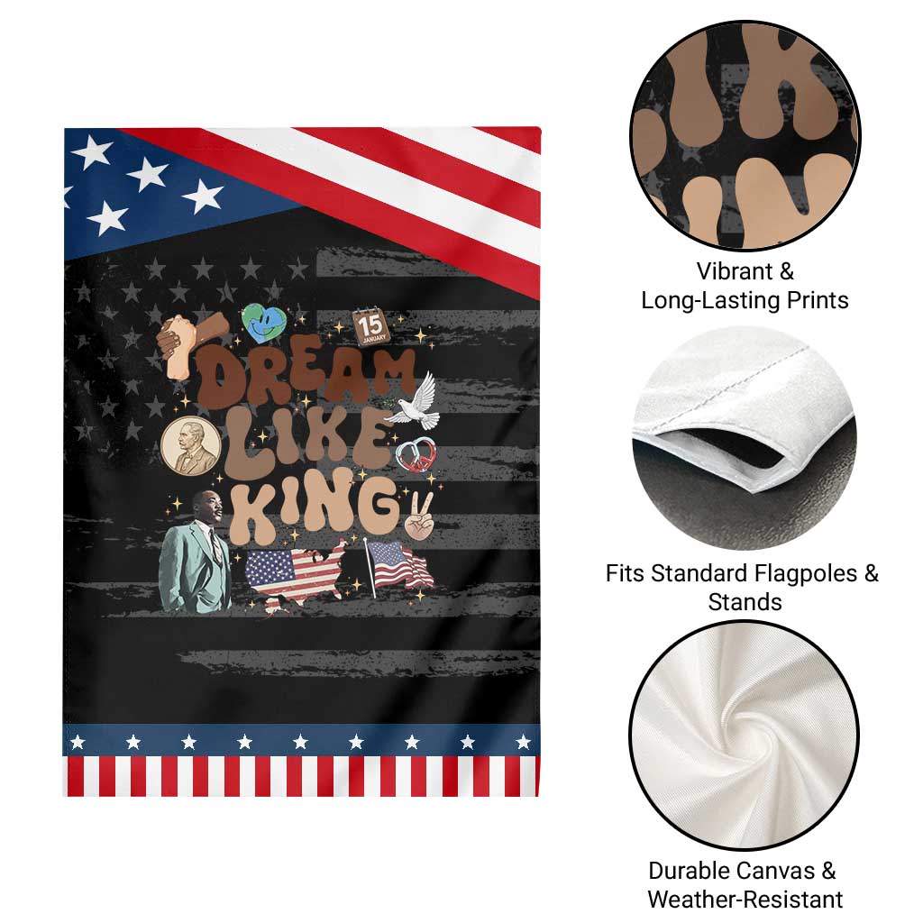 Martin Luther King Jr Garden Flag Black History Melanin African American TS14 Print Your Wear