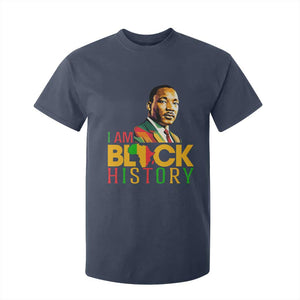 I Am Black History T Shirt For Kid Martin Luther Jr King African American Pride TS14 Navy Print Your Wear