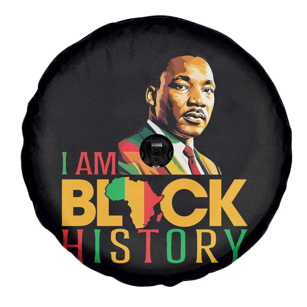 I Am Black History Spare Tire Cover Martin Luther Jr King African American Pride TS14 Print Your Wear