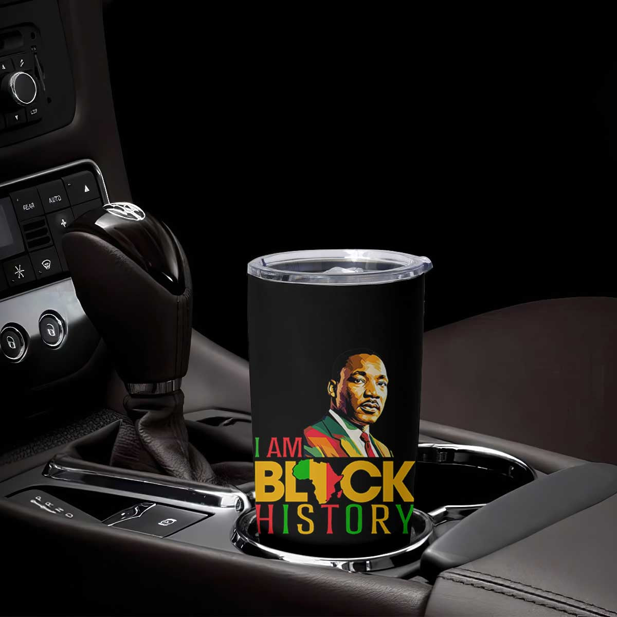 I Am Black History Tumbler Cup Martin Luther Jr King African American Pride TS14 Print Your Wear