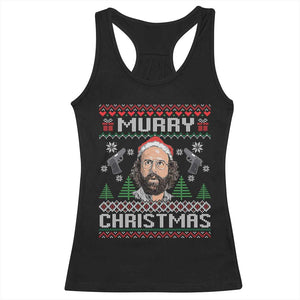 Murray Christmas Racerback Tank Top Funny Stranger Holiday Meme TS14 Black Print Your Wear
