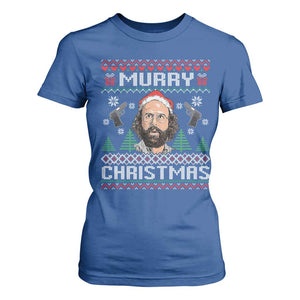 Murray Christmas T Shirt For Women Funny Stranger Holiday Meme TS14 Royal Blue Print Your Wear