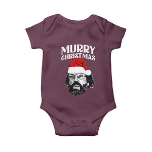 Murray Christmas Baby Onesie Funny Stranger Xmas TS14 Maroon Print Your Wear