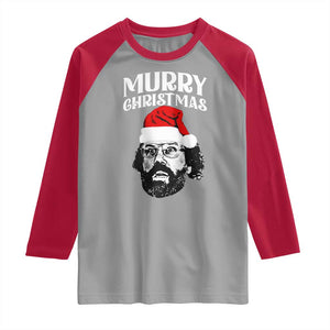 Murray Christmas Raglan Shirt Funny Stranger Xmas TS14 Sport Gray Red Print Your Wear