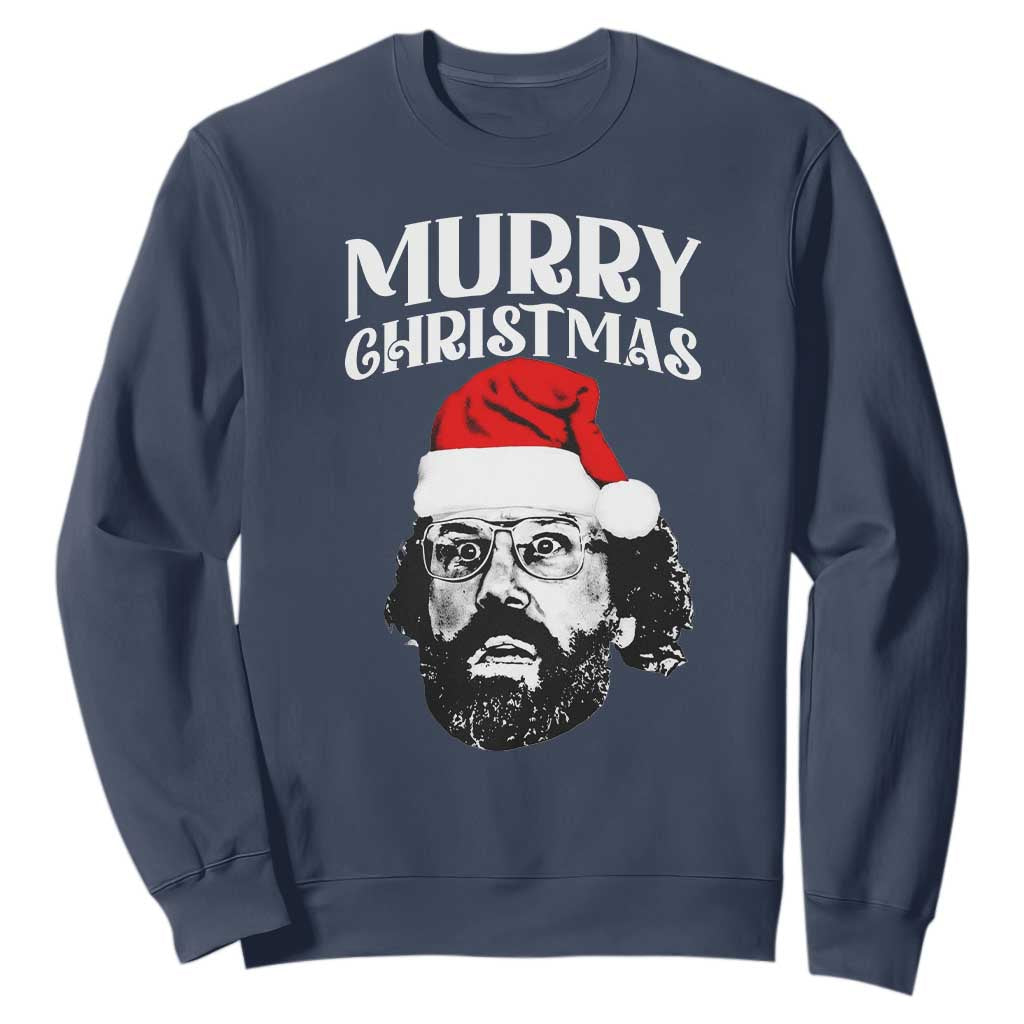 Murray Christmas Sweatshirt Funny Stranger Xmas TS14 Navy Print Your Wear