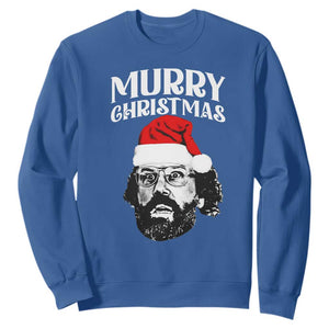 Murray Christmas Sweatshirt Funny Stranger Xmas TS14 Royal Blue Print Your Wear
