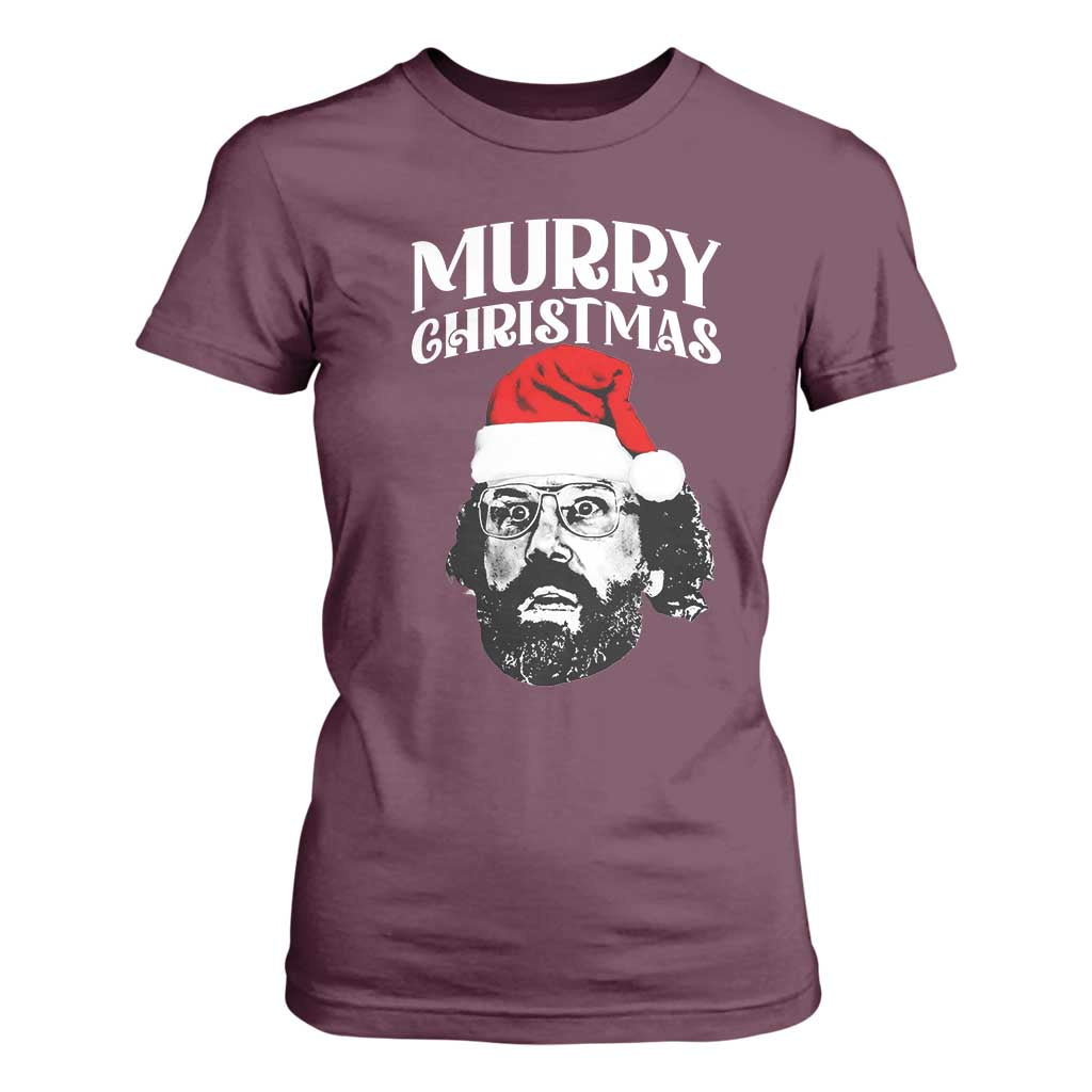 Murray Christmas T Shirt For Women Funny Stranger Xmas TS14 Maroon Print Your Wear