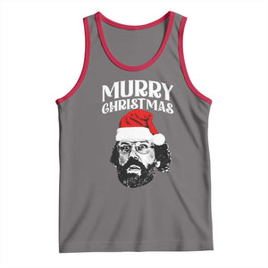 Murray Christmas Tank Top Funny Stranger Xmas TS14 Deep Heather Red Print Your Wear