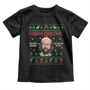 Stranger Christmas Toddler T Shirt Funny Murray Hawkins TS14 Black Print Your Wear