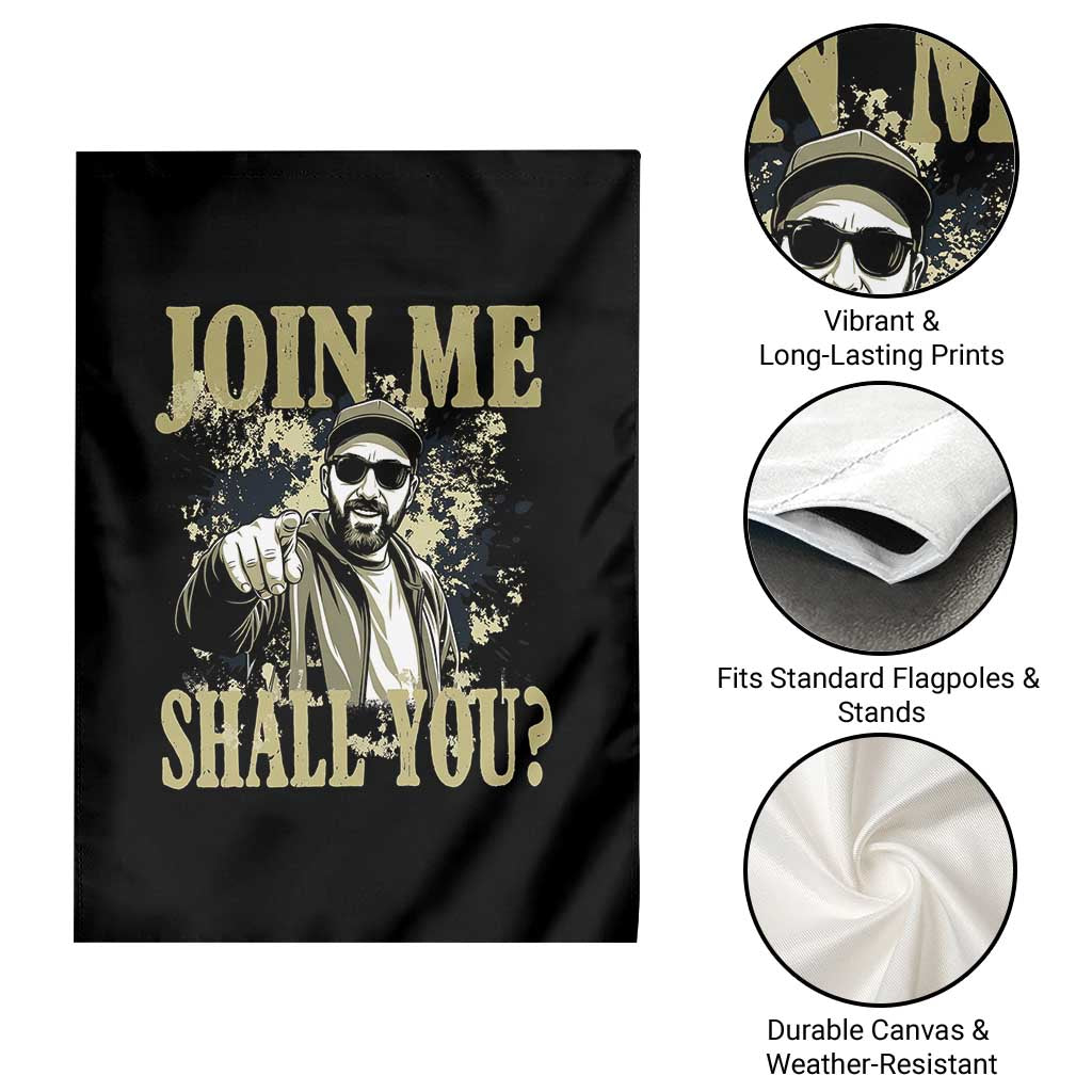 Adam Memorial Tribute Garden Flag Join Me Shall You TS14 Print Your Wear