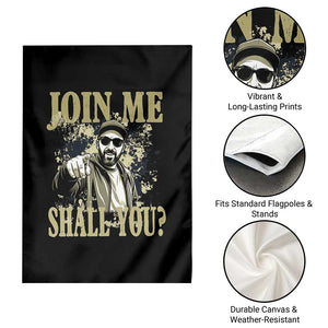 Adam Memorial Tribute Garden Flag Join Me Shall You TS14 Print Your Wear