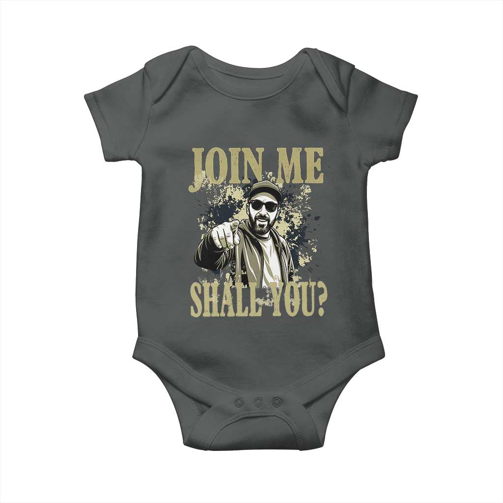 Adam Memorial Tribute Baby Onesie Join Me Shall You TS14 Dark Heather Print Your Wear