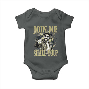 Adam Memorial Tribute Baby Onesie Join Me Shall You TS14 Dark Heather Print Your Wear